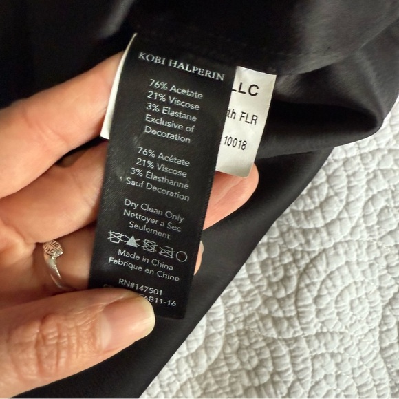 Kobi Halperin Black Blouse size M - Picture 11 of 12